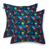 Duck Covers Water-Resistant Accent Pillows, After Party Flamingo, PK2 PAPP1818